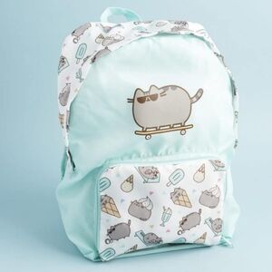 Pusheen Box Summer 2017 Aqua White Foldable Lightweight Backpack, OS